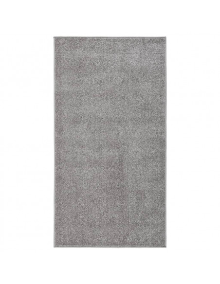 Tappeto a Pelo Corto 80x150 cm Grigio