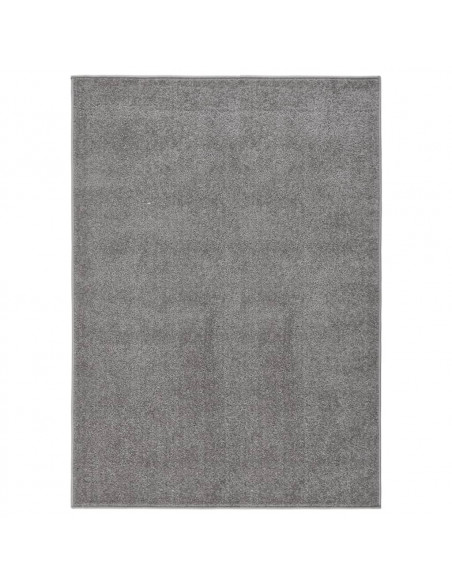 Tappeto a Pelo Corto 120x170 cm Grigio