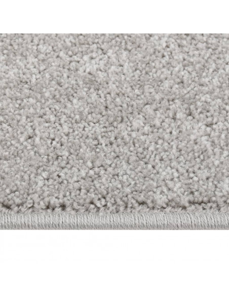 Tappeto a Pelo Corto 80x150 cm Grigio Chiaro