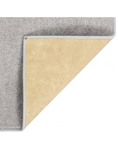 Tappeto a Pelo Corto 80x150 cm Grigio Chiaro