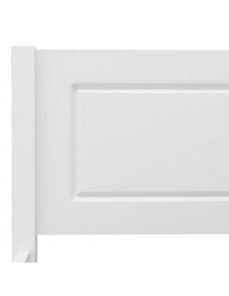 Giroletto Bianco in Legno Massello di Pino 120x200 cm