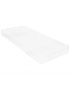 Divano Letto con Materasso 90x200 cm Grigio in Legno di Pino