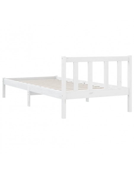 Giroletto Bianco in Legno Massello di Pino 100x200 cm