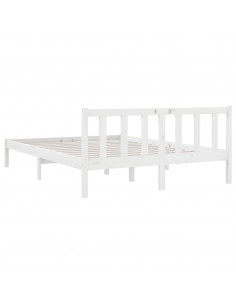 Giroletto Bianco in Legno Massello di Pino 140x200 cm