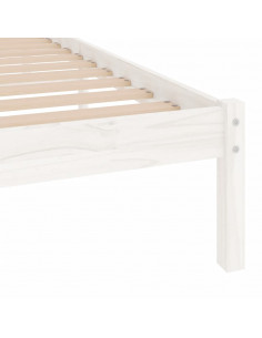 Giroletto Bianco in Legno Massello di Pino 100x200 cm