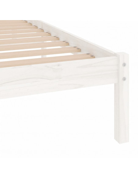 Giroletto Bianco in Legno Massello di Pino 100x200 cm
