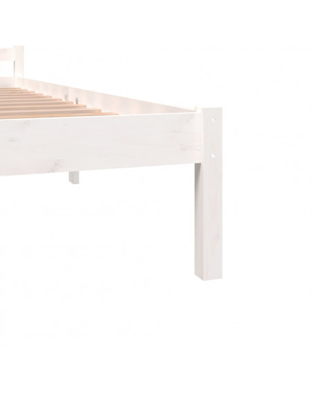 Giroletto Bianco in Legno Massello 180x200 cm Super King