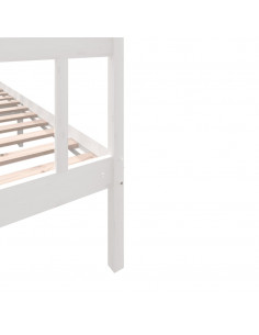 Giroletto Bianco in Legno Massello 180x200 cm Super King