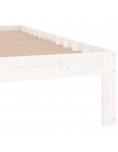 Giroletto Bianco in Legno Massello 135x190 cm Double