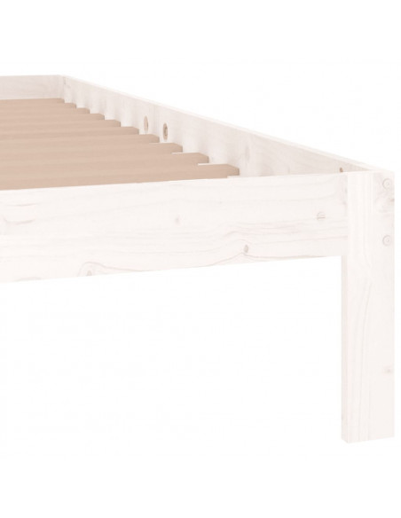 Giroletto Bianco in Legno Massello di Pino 140x190 cm
