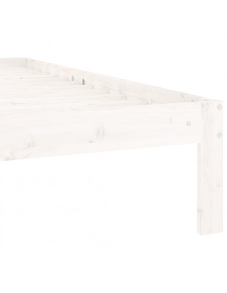 Giroletto Bianco in Legno Massello di Pino 120x200 cm