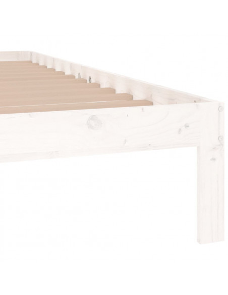 Giroletto Bianco in Legno Massello 150x200 cm King Size