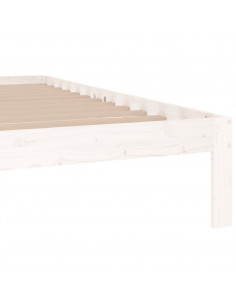 Giroletto Bianco in Legno Massello 180x200 cm Super King