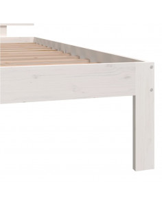 Giroletto Bianco in Legno Massello di Pino 100x200 cm