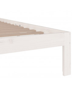 Giroletto Bianco in Legno Massello 180x200 cm Super King