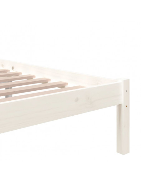 Giroletto Bianco in Legno Massello 90x200 cm