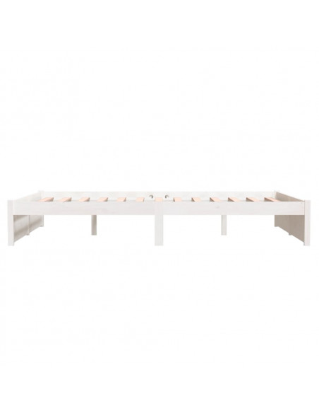 Giroletto Bianco in Legno Massello 135x190 cm Double
