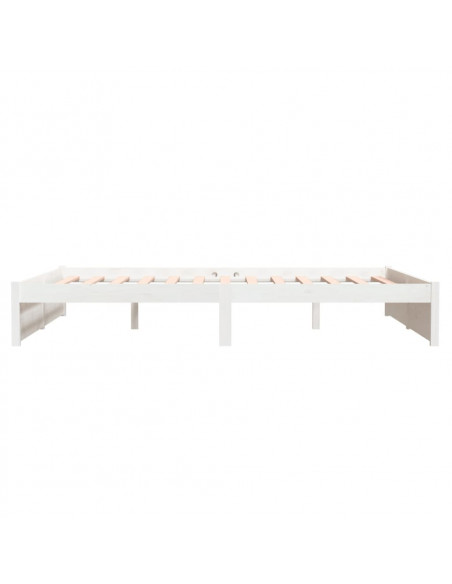 Giroletto Bianco in Legno Massello 150x200 cm King Size