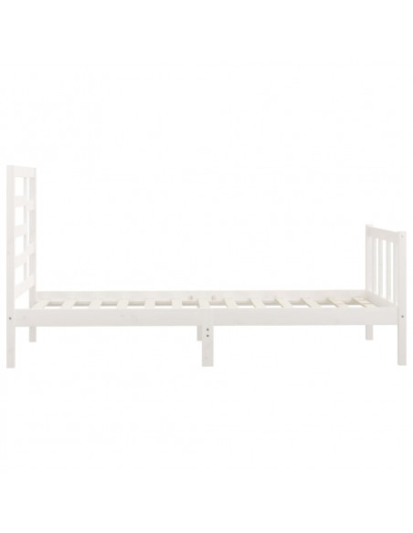 Giroletto Bianco in Legno Massello di Pino 100x200 cm