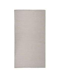 Tappeto da Esterni a Tessitura Piatta 80x150 cm Tortora