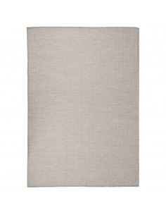 Tappeto da Esterni a Tessitura Piatta 160x230 cm Tortora