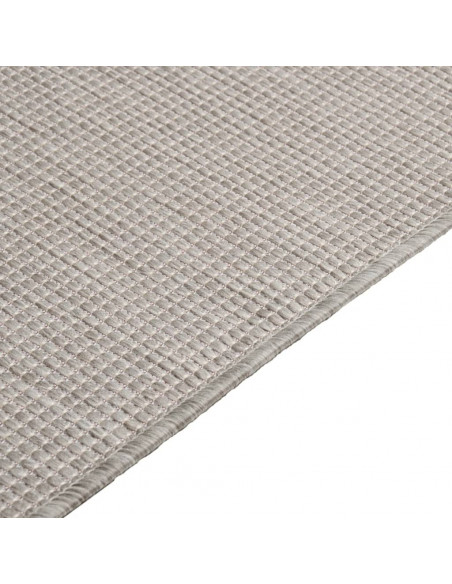 Tappeto da Esterni a Tessitura Piatta 160x230 cm Tortora