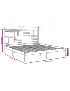 Giroletto Bianco in Legno Massello 200x200 cm