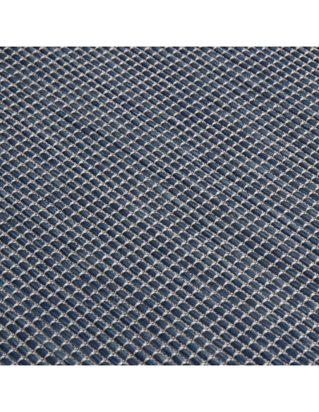 Tappeto da Esterni a Tessitura Piatta 80x150 cm Blu