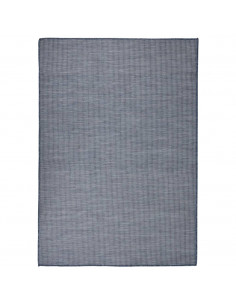 Tappeto da Esterni a Tessitura Piatta 160x230 cm Blu