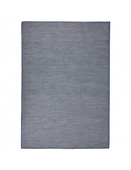 Tappeto da Esterni a Tessitura Piatta 160x230 cm Blu