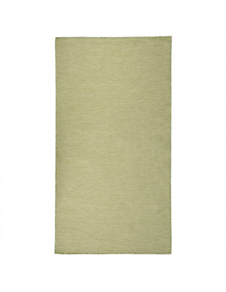 Tappeto da Esterni a Tessitura Piatta 80x150 cm Verde