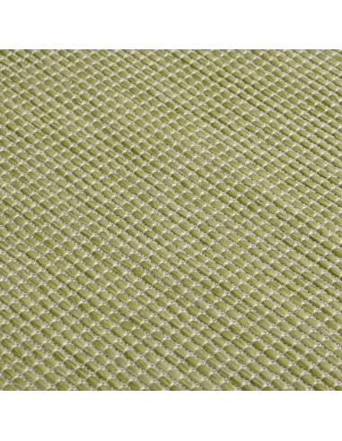 Tappeto da Esterni a Tessitura Piatta 80x150 cm Verde