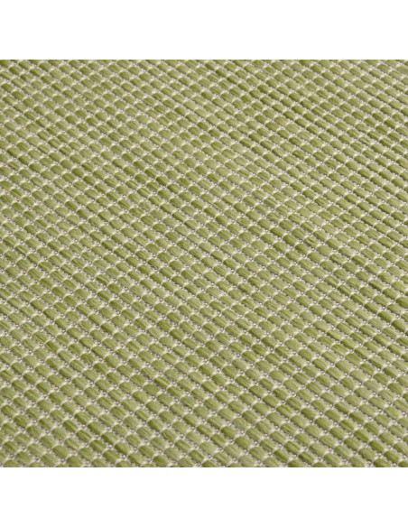 Tappeto da Esterni a Tessitura Piatta 100x200 cm Verde