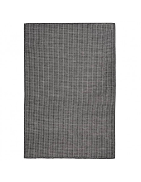 Tappeto da Esterni a Tessitura Piatta 120x170 cm Grigio