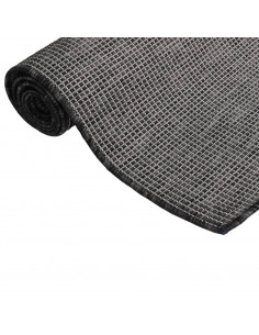 Tappeto da Esterni a Tessitura Piatta 120x170 cm Grigio 2