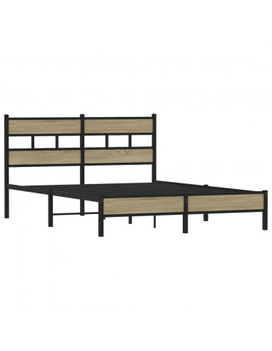 Giroletto senza Materasso Rovere Sonoma 140x200cm in Truciolato