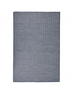 Tappeto da Esterni a Tessitura Piatta 120x170 cm Blu
