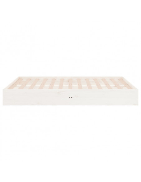 Giroletto Bianco in Legno Massello 120x190 cm Small Double