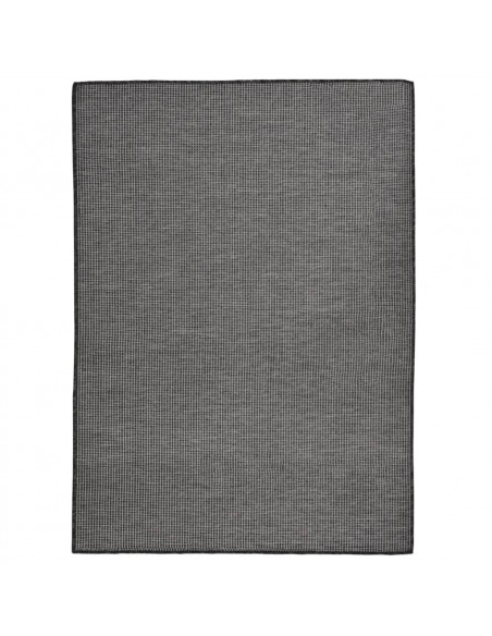 Tappeto da Esterni a Tessitura Piatta 200x280 cm Grigio