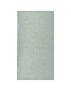 Tappeto da Esterni a Tessitura Piatta 140x200 cm Turchese