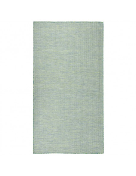 Tappeto da Esterni a Tessitura Piatta 140x200 cm Turchese