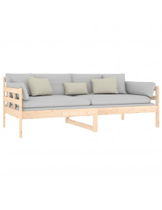 Dormeuse in Legno Massello di Pino 90x190 cm