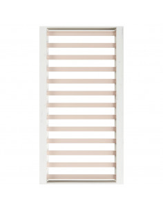 Giroletto Bianco 90x190 cm Single in Legno Massello
