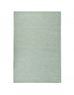 Tappeto da Esterni a Tessitura Piatta 120x170 cm Turchese