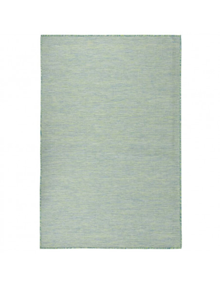 Tappeto da Esterni a Tessitura Piatta 120x170 cm Turchese