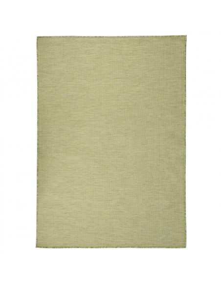 Tappeto da Esterni a Tessitura Piatta 140x200 cm Verde