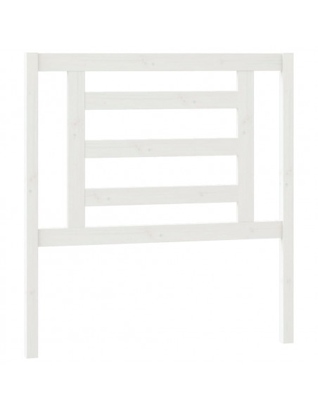 Dormeuse Estraibile Bianca 2x(90x200) cm Legno Massello di Pino