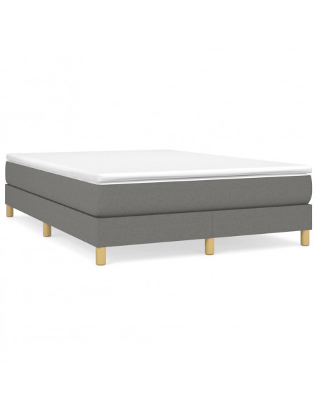 Giroletto a Molle Grigio Scuro 140x200 cm in Tessuto