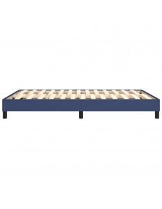 Giroletto a Molle Blu 140x190 cm in Tessuto