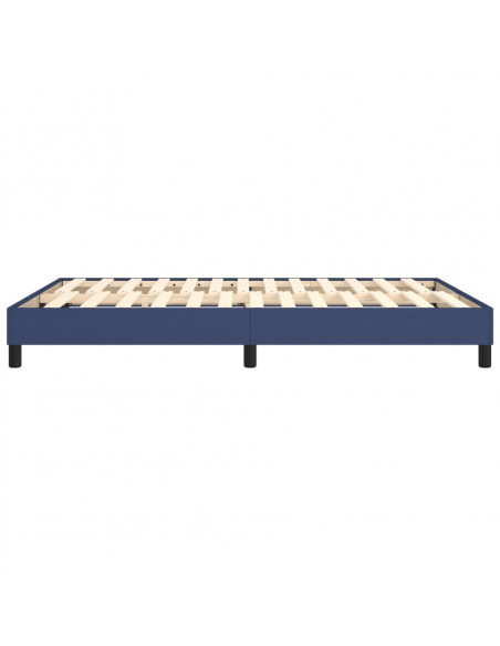 Giroletto a Molle Blu 140x190 cm in Tessuto